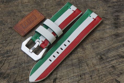 panerai canvas italian flag|Textile straps .